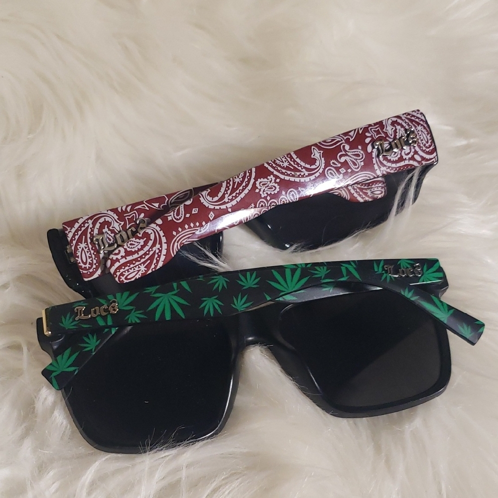 Black and Green Sunglasses